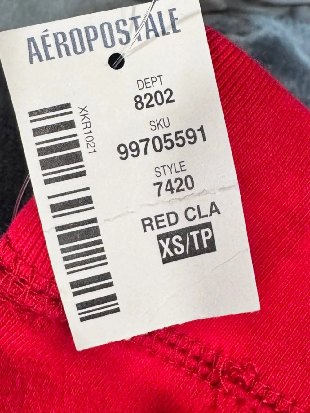 Aéropostale 1987 Matching Red Hoodie & Sweatpants Set Tags (BNWT)